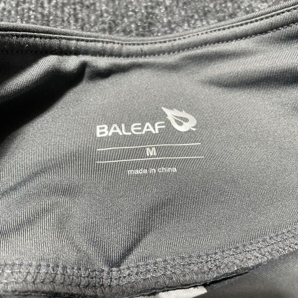 Baleaf Leggings Womens Medium Gray Yoga Athletic High Waist Stretch Side Pocket - Picture 5 of 13